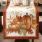 Threadmade Home Autumn Pumpkin Grove Fall Table Runner, Multicolor - 13"W x 70"L